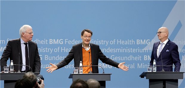  Karl Lauterbach, Reinhard Sager und Uwe Brandl