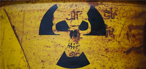 Warnsymbol für Radioaktivität: Ärzte gegen Atomkrieg sehen wachsende Risiken. 