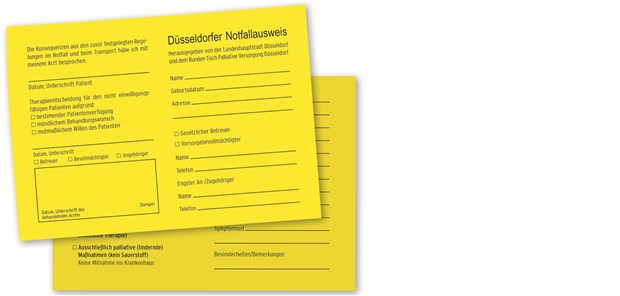 Notfallausweis hilft Ärzten aus moralischer Zwickmühle Was will der Patient? Der Notfallausweis gibt Helfern Sicherheit.