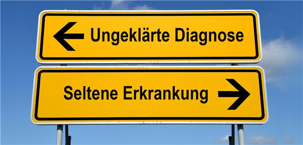 Weg von der ungeklärten Diagnose gelangt man bei Verdacht auf eine Seltene Erkrankung oft am besten, indem der Patient oder die Patientin an ein Zentrum für Seltene Erkrankungen überstellt wird.&#xA;