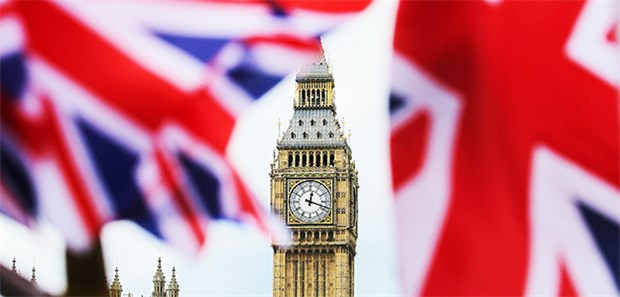 Brexit-Angst geht in Praxen um Wehende Fahnen vor dem Big Ben: Großbritannien steht eine spannende Zukunft bevor.
