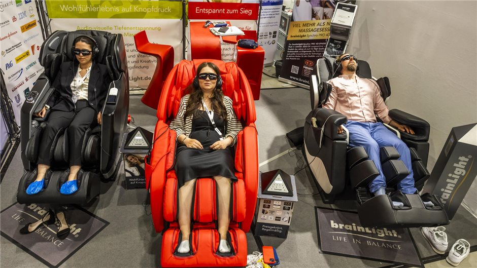 Wer zwischen allem Netzwerken und Diskutieren ein bisschen Entspannung braucht, ...