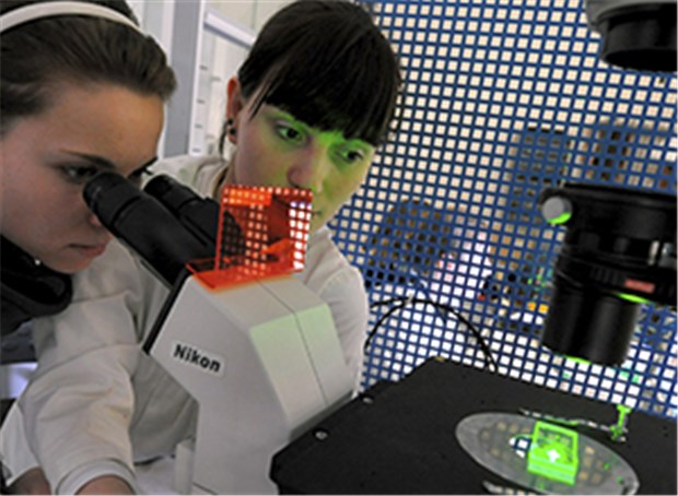 NRW will personalisierter Medizin Schub verleihen Wichtiger Baustein für die personalisierte Medizin: spezielle Diagnostik, hier ein Laserscan-Mikroskop.