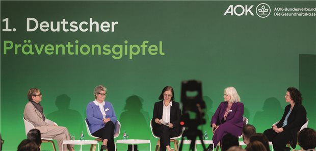 Podiumsdiskussion beim Präventionsgipfel in Berlin