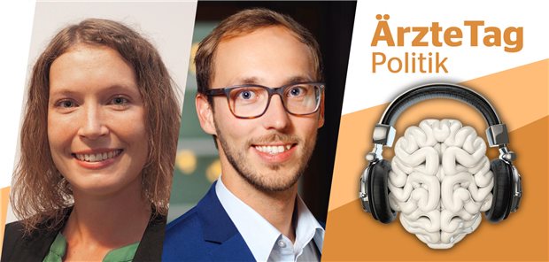 Wie steht es um die Arbeitsbedingungen von Ärzten in Weiterbildung? Darüber spricht Denis Nößler im „ÄrzteTag“-Podcast mit Caroline Rinkel und Jan Baumann aus dem Leitungsgremium des Ausschusses „Assistenzärzt:innen im Hartmannbund“.