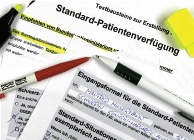 Patientenverfügung: Ärztliche Beratung soll verpflichtend sein Wie viele Bundesbürger bisher eine Verfügung angefertigt haben, ist unklar.