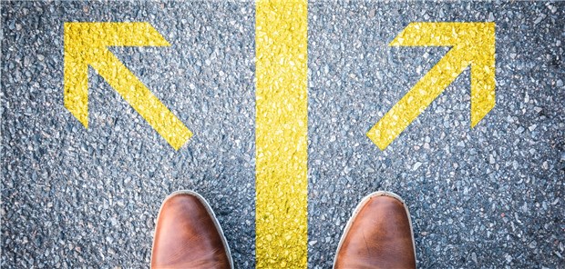 Wie war das nochmals - rechts oder links? MCI-Patienten haben Probleme, sich eine zuvor gegangene Route zu merken.