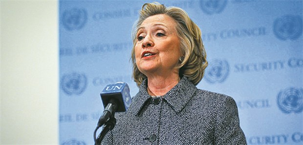 Positive Zwischenbilanz Will Obamas Nachfolgerin werden: Hillary Clinton war schon als Präsidentengattin vor mehr als 20 Jahren mit Gesundheitspolitik beschäftigt.