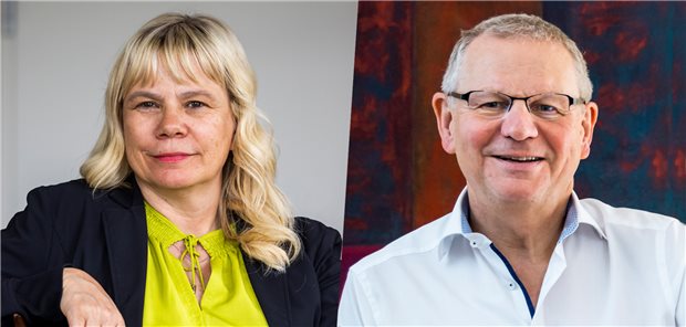 Wir brauchen gar nicht mehr Geld, meint Hausarzt Michael Janßen (rechts). Brandenburgs KV-Chefin Catrin Steiniger hält dagegen und fordert die komplette Entbudgetierung.