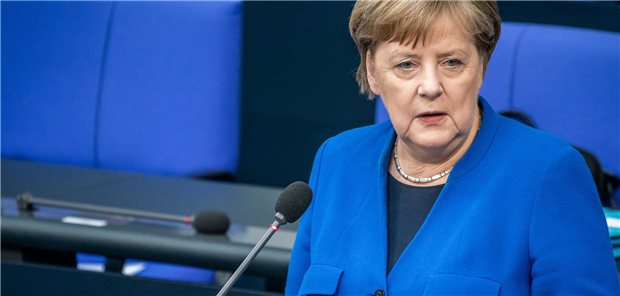 Merkel: Neuerliche Corona-Einschränkungen wären „deprimierend“ „Wir haben einiges geschafft, das uns Mut machen kann.“: Bundeskanzlerin Angela Merkel bei ihrer ersten Regierungsbefragung während der Corona-Pandemie.