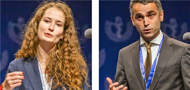 „Wir müssen im Kampf gegen den Klimawandel jetzt Fakten schaffen“, fordern Sylvia Hartmann, Ärztin und stellvertretende Vorsitzende der Deutschen Allianz Klimawandel und Gesundheit (KLUG), und Berlins Kammerpräsident Dr. Peter Bobbert.