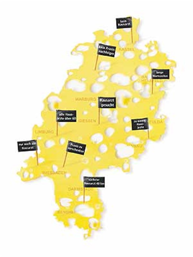 KV Hessen deckt Versorgungslücken auf Wo fehlen die Hausärte? Die KV Hessen hat eine Analyse erarbeitet.