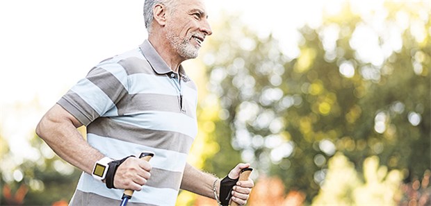 Fitness schützt vor Stress-Gesundheitsrisiken Wohlbefinden durch Fitness: Bewegung federt Gesundheitsrisiken durch Stress im Beruf ab.