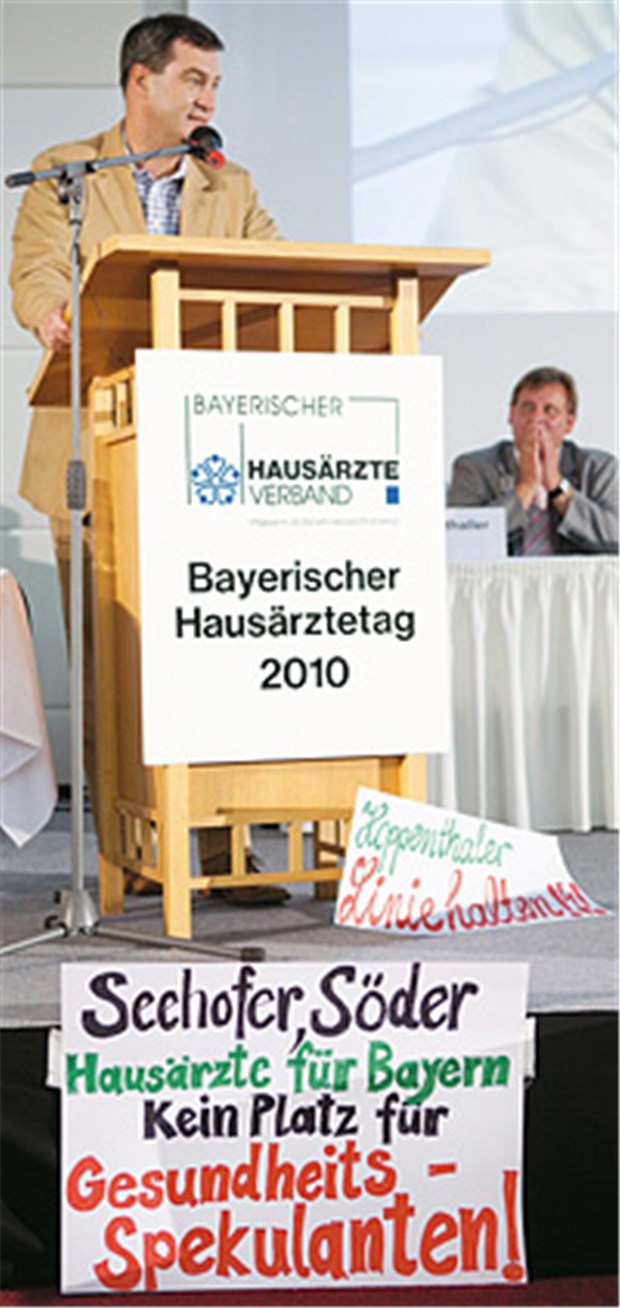 "Wir müssen aufpassen wie die Luchse" Würde sich auch wieder mit dem Koalitionspartner anlegen: Landesminister Markus Söder.