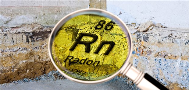 Untersuchung der Radonbelastung in Innenräumen.