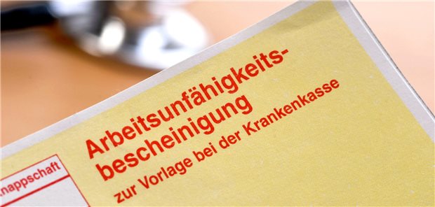 DAK verzeichnet mehr Krankschreibungen im ersten Halbjahr Wurde häufiger gezückt: Muster 1.