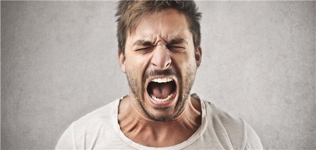 Wut und Aufregung sind mögliche Auslöser von Schlaganfällen.
