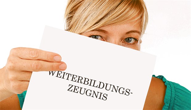 Zankapfel Weiterbildungszeugnis? Ein Anrecht auf eine gute Bewertung haben Arbeitnehmer nicht.