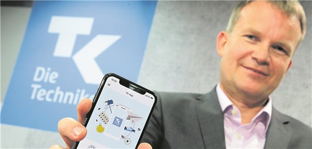 E-Akte hauptsächlich für Praxis-Patienten Zum Start von TK-Safe: TK-Chef Jens Bahr präsentierte im April dieses Jahres die hauseigene E-Akte.