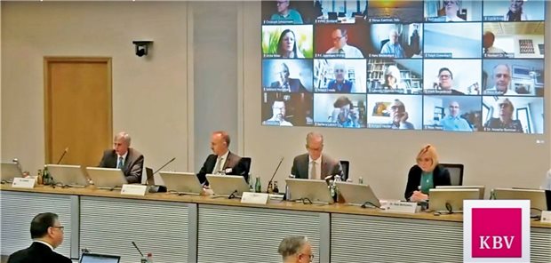 Zum zweiten Mal fand die KBV Vertreterversammlung am Freitag virtuell statt.