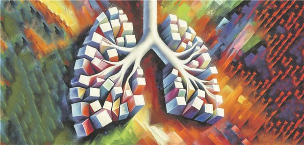 Zunehmende Insulinresistenz geht häufig mit abnehmender Lungenfunktion einher.