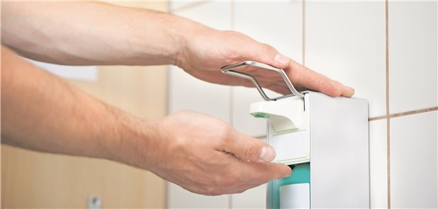 Lebensretter Handhygiene Zur Händedesinfektion reichen wenige Sekunden.