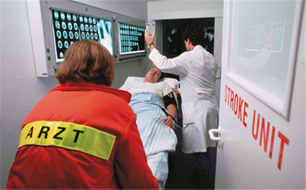 Schlaganfallversorgung in Deutschland ist gut Zwei Drittel der Schlaganfall-Patienten kommen schon in eine Stroke Unit.