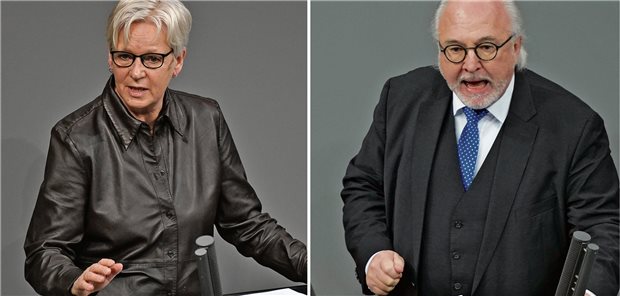 Bundestag gibt grünes Licht für umstrittenes Corona-Gesetz, Opposition sauer Zwei Meinungen: „Sie haben es verschlafen“, warf Maria Klein-Schmeink (Grüne, links im Bild) den Koalitionsfraktionen vor. Der CDU-Gesundheitspolitiker Rudolf Henke betonte, man habe Konsequenzen aus den Debatten über das Infektionsschutzgesetz gezogen.