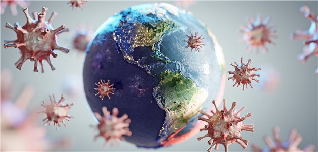 Zwei Viren, die weltweite Pandemien auslösten: SARS-CoV-2 und HIV.